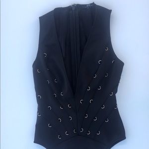 Deep V Bodysuit